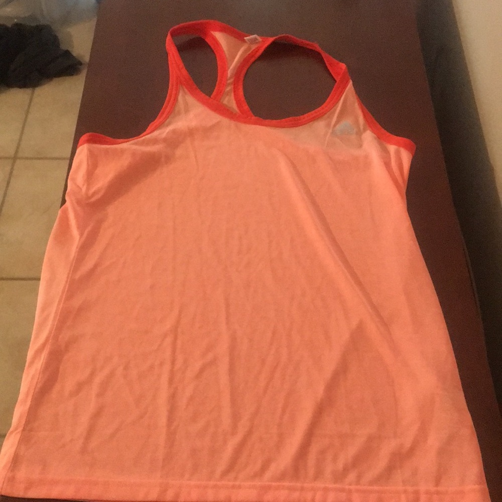 Orange Athletic Tank Top